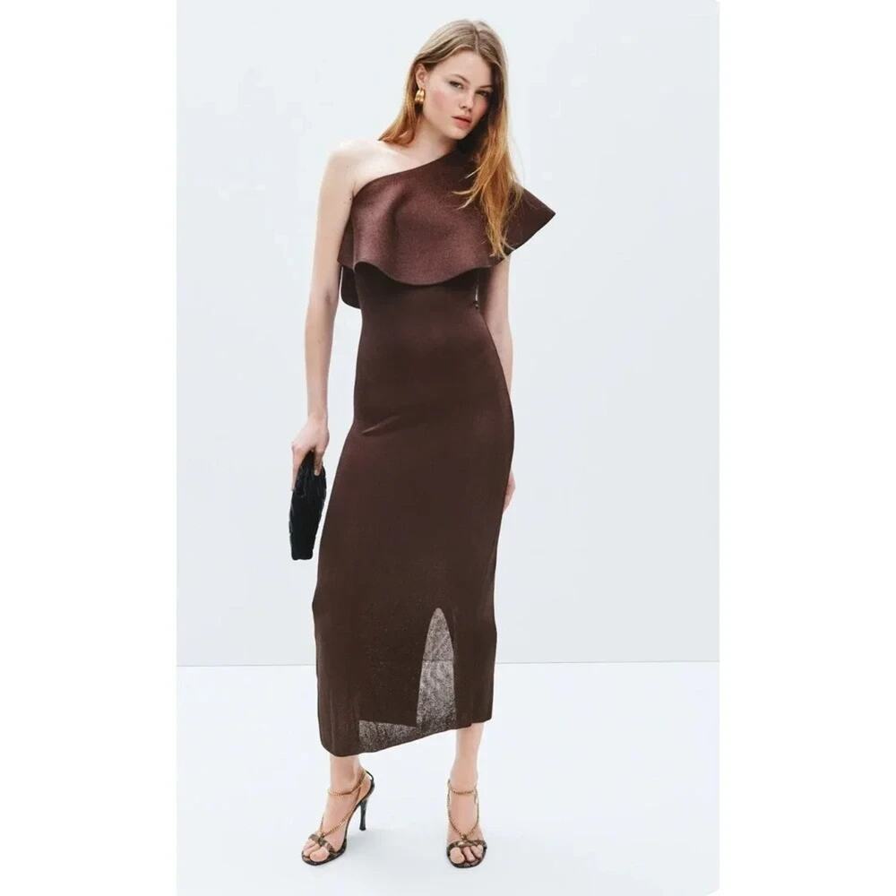 Altuzarra Brown Vivi Dress Size S